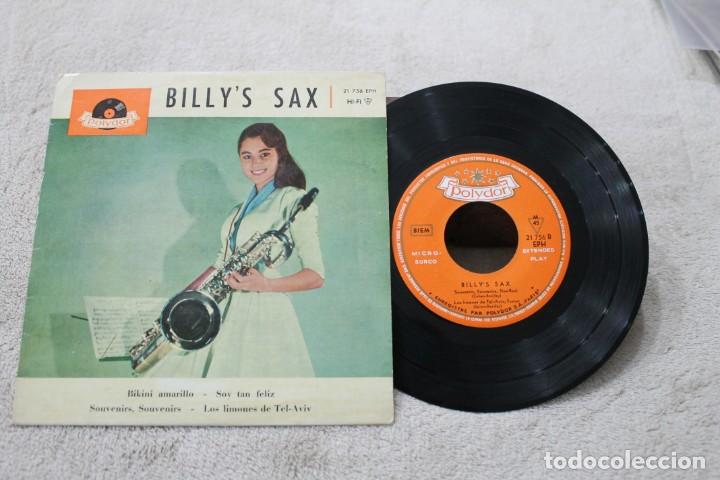Discos de vinilo: BILLYS SAX EP BIQUINI AMARILLO 1961 - Foto 1