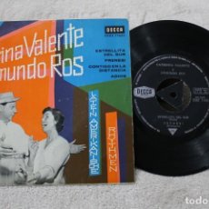 Discos de vinilo: CATERINA VALENTE Y EDMUNDO ROS EP ESTRELLITA DEL SUR 1961. Lote 192495473