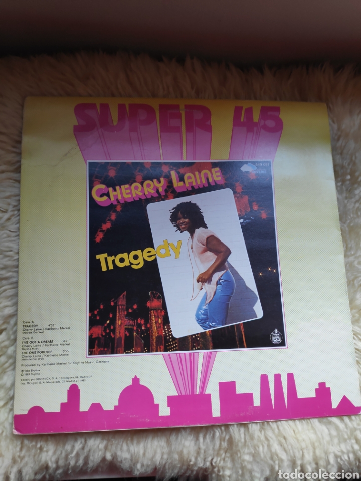 Discos de vinilo: Cherry Laine - Tragedy + 2 - Maxi single - Hispavox - Foto 3