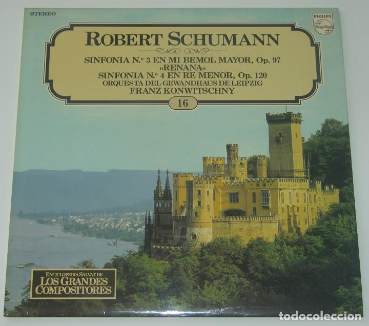 Discos de vinilo: SALVAT GRANDES COMPOSITORES #16 - ROBERT SCHUMANN - Foto 1