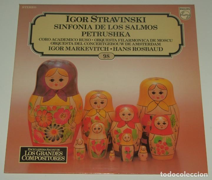 Discos de vinilo: SALVAT GRANDES COMPOSITORES #98 - IGOR STRAVINSKI - Foto 1
