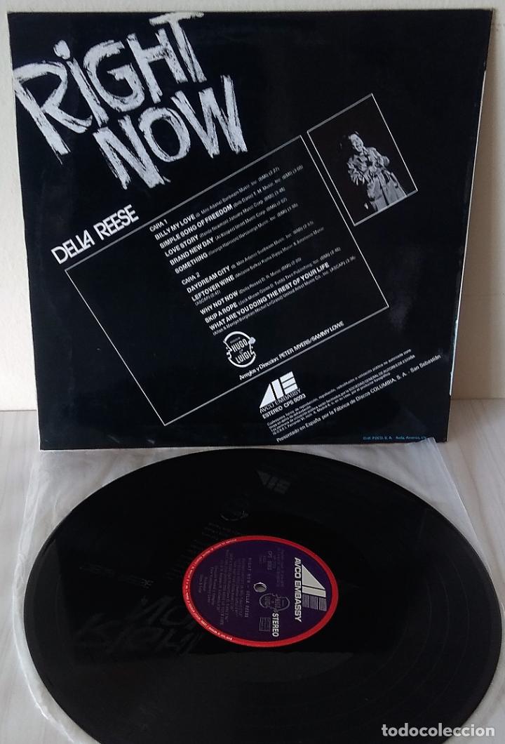Discos de vinilo: DELLA REESE - RIGHT NOW  AVCO EMBASSY - 1971 - Foto 2