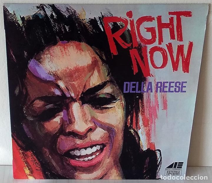 Discos de vinilo: DELLA REESE - RIGHT NOW  AVCO EMBASSY - 1971 - Foto 1