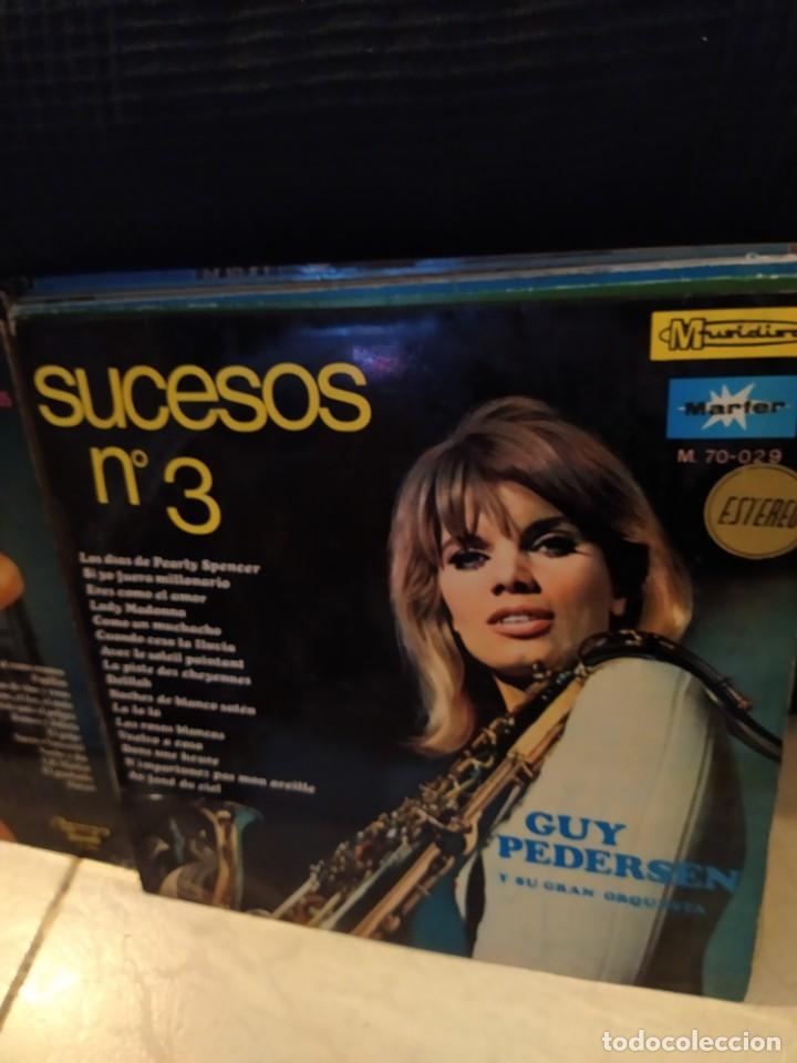 Discos de vinilo: GUY PEDERSEN Y SU GRAN ORQUESTA - SUCESOS 3 - LP MARFER - Foto 1