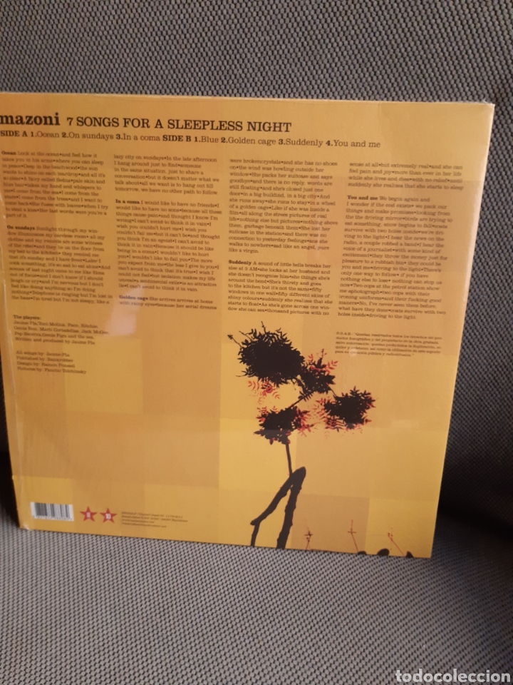 Discos de vinilo: MAZONI. &nbsp;7 Songs For A Sleepless Night - Foto 2