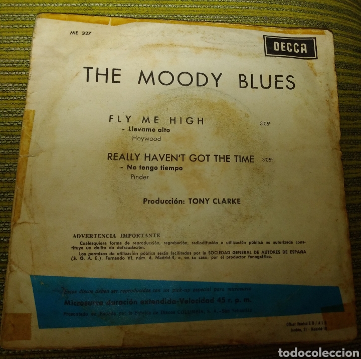 Discos de vinilo: The moody blues - fly me high - Foto 2