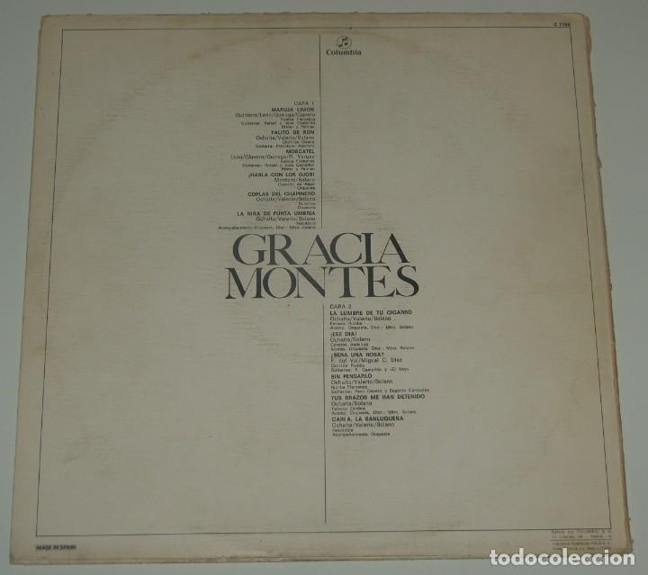 Discos de vinilo: GRACIA MONTES - COLUMBIA 1972 - Foto 2