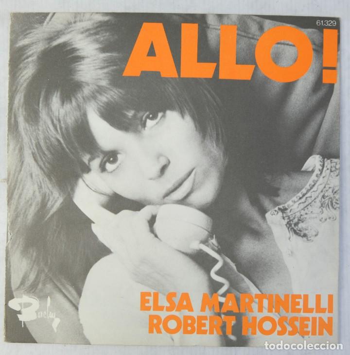 Discos de vinilo: allo!-Elsa Martinelli-Robert Hossein-Disco vinilo EP - Foto 2