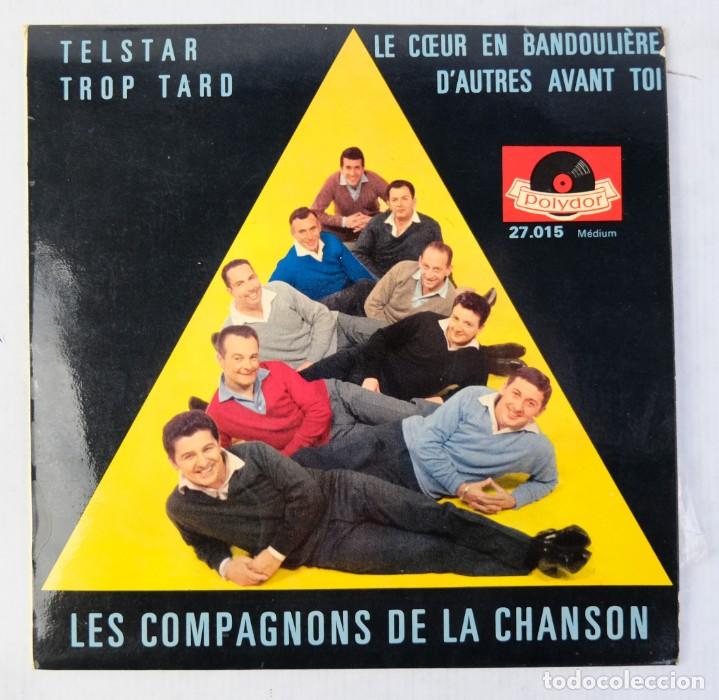 Discos de vinilo: Les compagnons de la chanson-Telstar + 3-Disco vinilo EP - Foto 1
