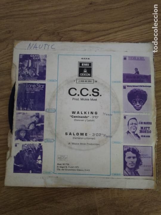 Discos de vinilo: C.C.S. WALKING / SALOME - Foto 2