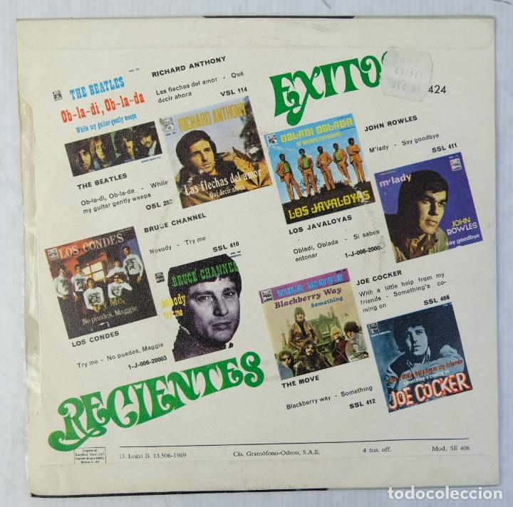 Discos de vinilo: John Rowles - One day - Disco de vinilo EP 1969 - Foto 2