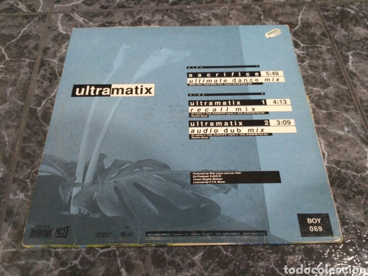 Discos de vinilo: Ultramatix - Sacrifice - Foto 2
