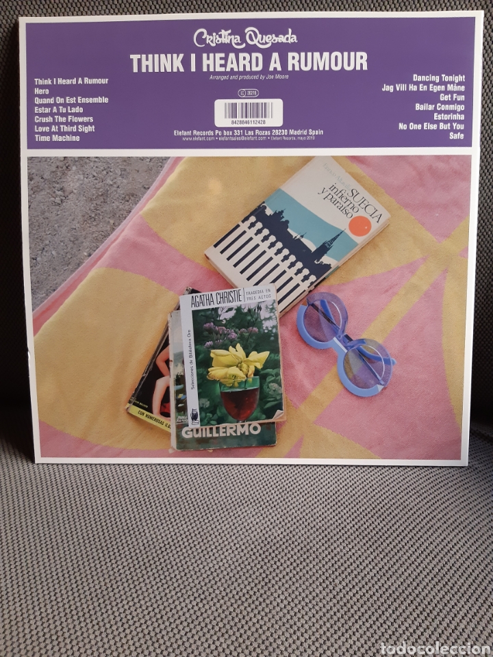 Discos de vinilo: LP CRISTINA QUESADA. I Think I Heard a Rumour - Foto 2
