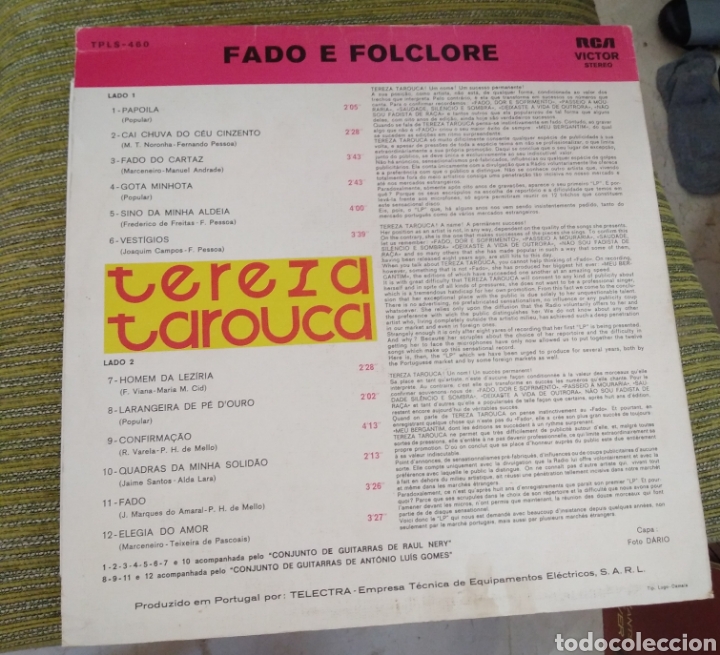 Discos de vinilo: Tereza Tarouca - Tereza Tarouca - Foto 2