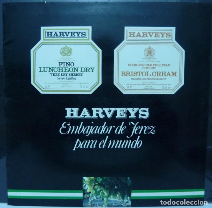 Discos de vinilo: HARVEYS // EMBAJADOR DE JEREZ PARA EL MUNDO // 1984 //PORTADA DOBLE //(VG VG). LP