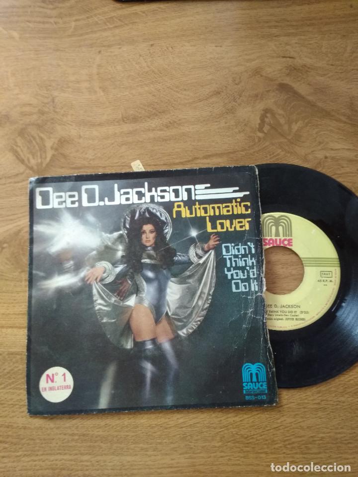 Discos de vinilo: DEE D. JACKSON / DIDN&acute;T THINK YOU DO IT / AUTOMATIC LOVER - Foto 1