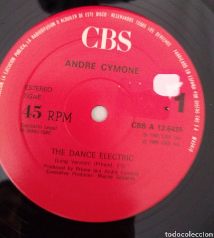 Discos de vinilo: Andr&eacute; Cymone - The dance electric - Foto 3