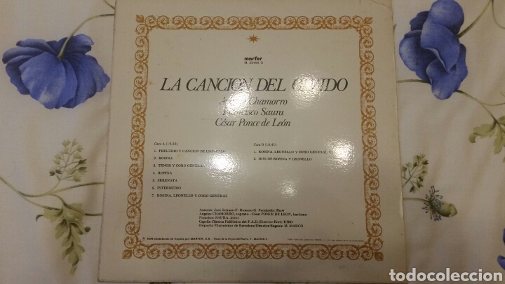 Discos de vinilo: Disco la canci&oacute;n del olvido 1979 - Foto 2