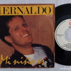 Discos de vinilo: HERNALDO - MI NIÑA ES / A MI AIRE - SINGLE PROMOCIONAL 1984 - ZAFIRO