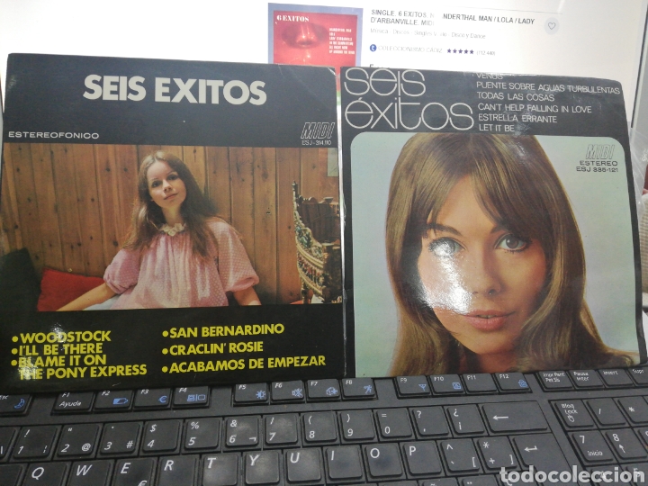 Discos de vinilo: Lote 2 eps Seis &eacute;xitos midi num. 4 y 5 1971 - Foto 1