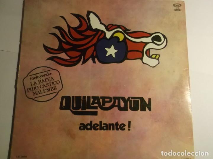 Vinyl records: QUILAPAYUN-ADELANTE!-ORIGINAL ESPA&Ntilde;OL 1977-PORTADA ABIERTA