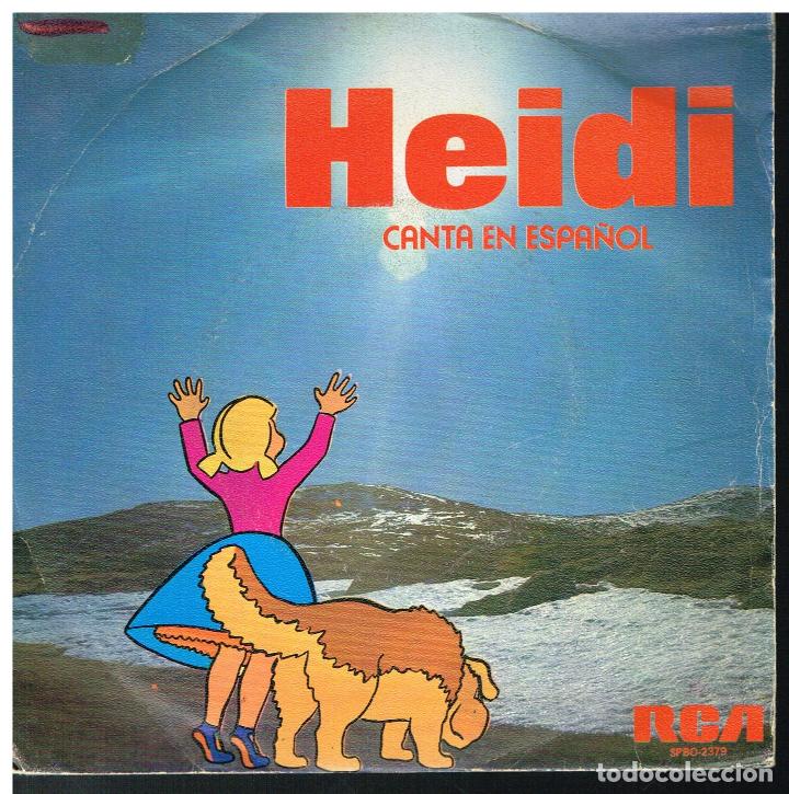 Discos de vinilo: HEIDI - DIME, ABUELITO / OYE - SINGLE 1975 - Foto 1