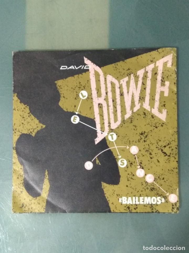 Discos de vinilo: DAVID BOWIE - BAILEMOS - SINGLE  VINILO 1983 EMI. - Foto 1