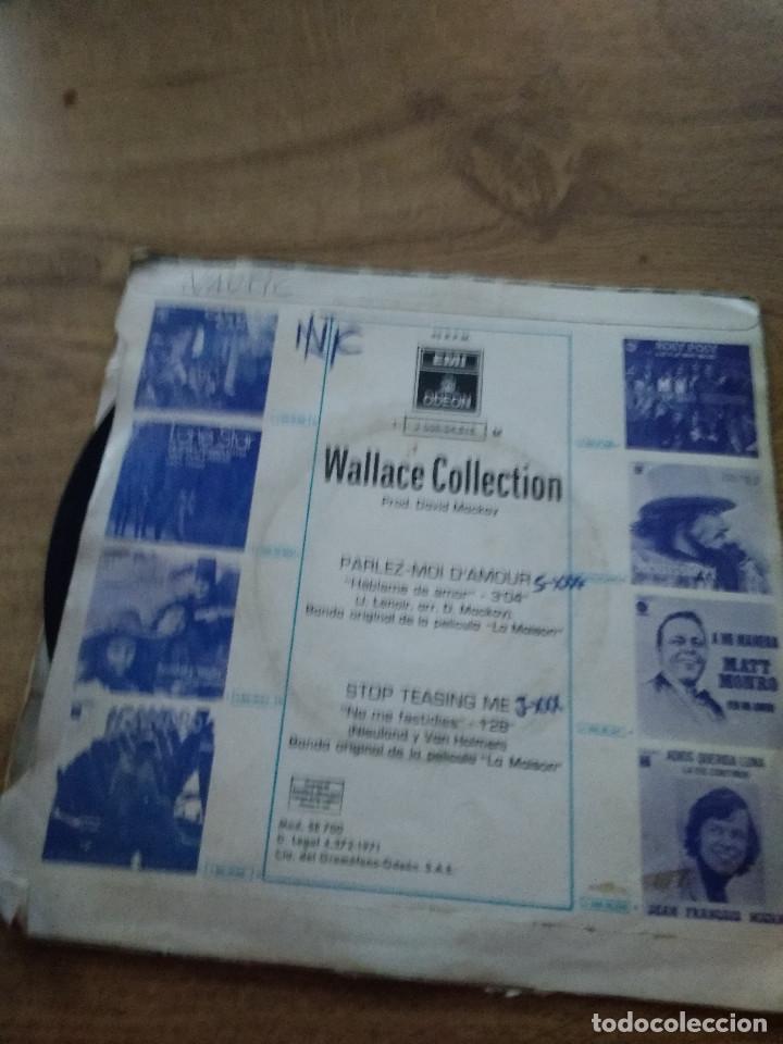 Discos de vinilo: WALLACE COLLECTION / PARLEZ-MOI D&acute;AMOUR / STOP TEASING ME - Foto 2
