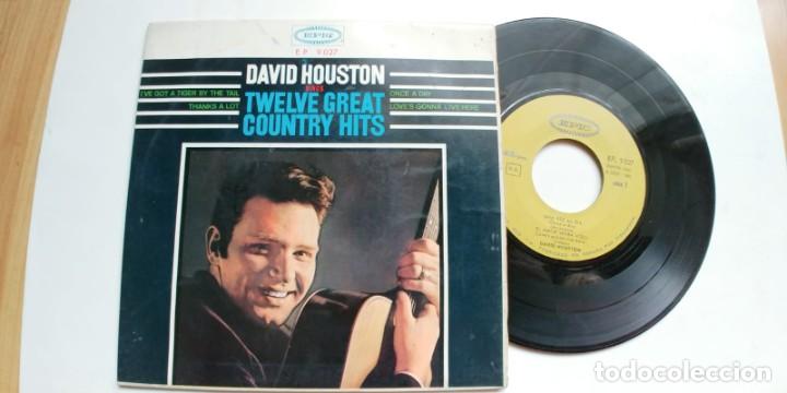 Discos de vinilo: DAVID HOUSTON-EP COUNTRY HITS - Foto 1