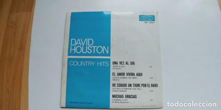 Discos de vinilo: DAVID HOUSTON-EP COUNTRY HITS - Foto 2