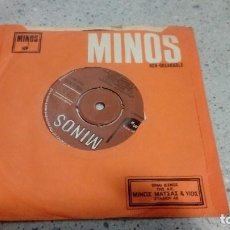 Discos de vinilo: DISCO VINILO MUSICA GRIEGA MINOS AÑOS 70. Lote 192901216