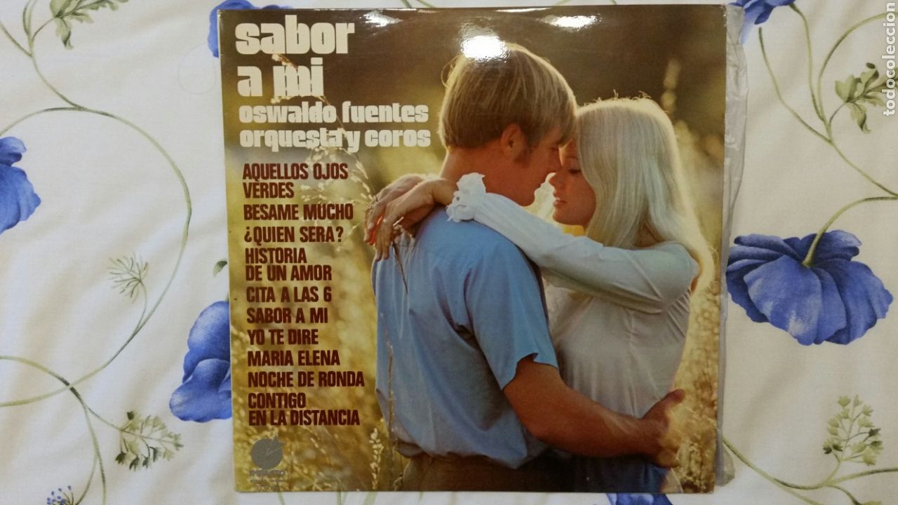 Vinyl records: Disco Sabor a m&iacute; Oswaldo fuentes orquesta y coros