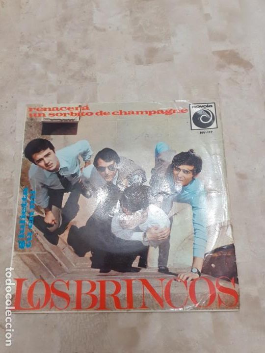 Discos de vinilo: Single Los Brincos Un sorbito de Champan ENVÍO GRATIS