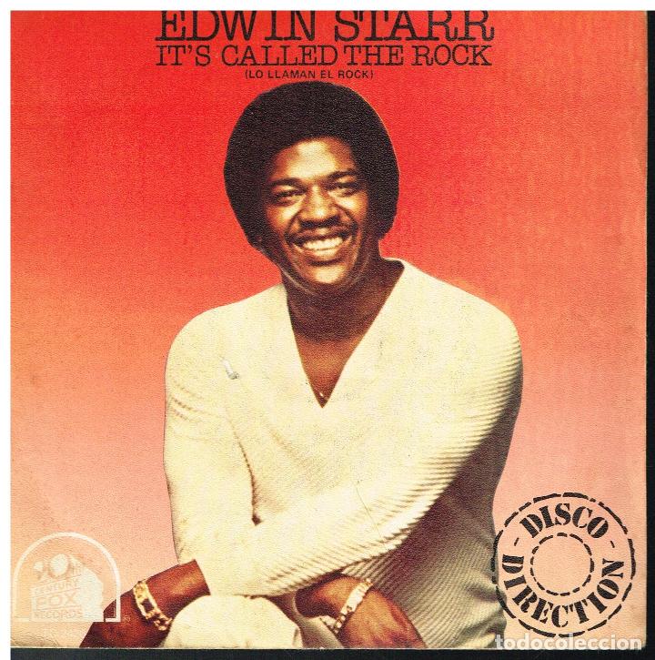 Discos de vinilo: EDWIN STARR - IT&acute;S CALLED THE ROCK / PATIENTLY - SINGLE 1979 - Foto 1