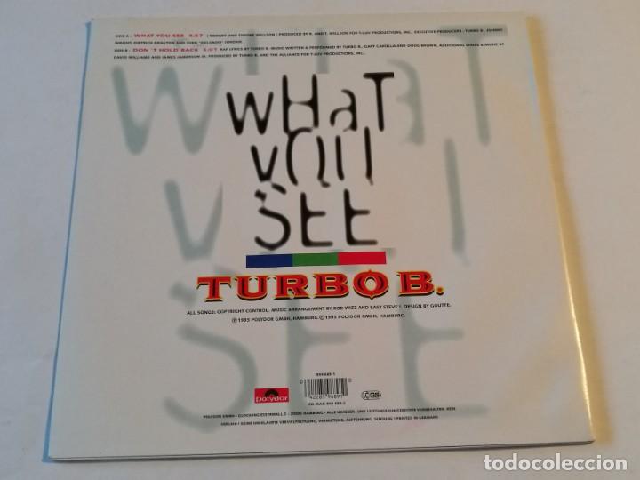 Discos de vinilo: Turbo B. - What You See - 1993 - Foto 2