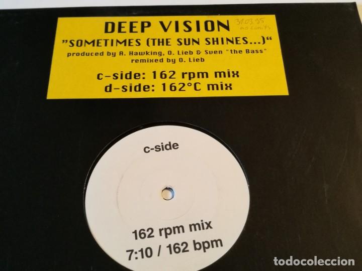 Discos de vinilo: Deep Vision - Sometimes (The Sun Shines) - 1995 - Foto 1