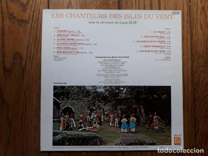 Discos de vinilo: Les chanteurs des isles du vent - honore - Foto 2