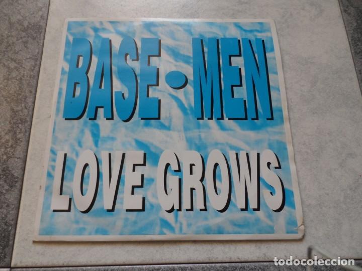 Discos de vinilo: BASE-MEN - LOVE GROWS - Foto 1
