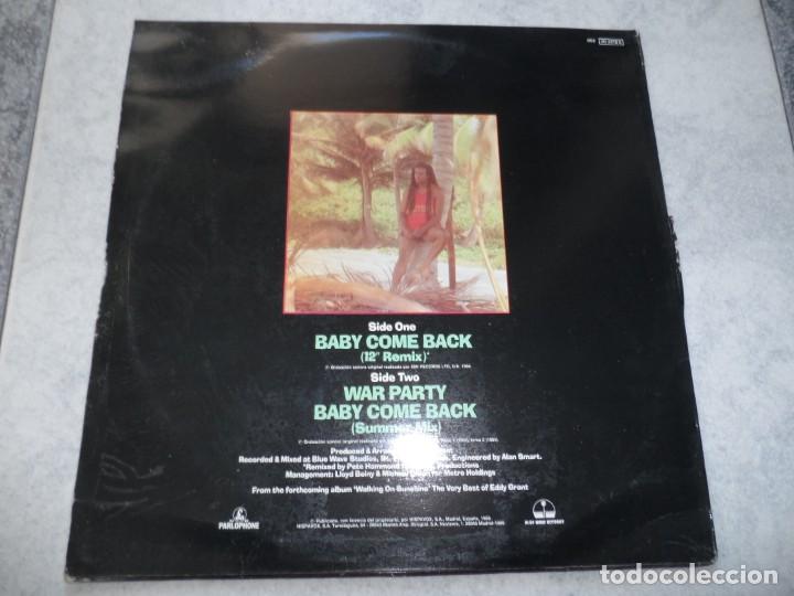 Discos de vinilo: EDDY GRANT BABY COME BACK - Foto 3