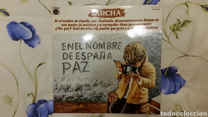 Discos de vinilo: Disco Jarcha /En el nombre de Espa&ntilde;a paz. - Foto 1