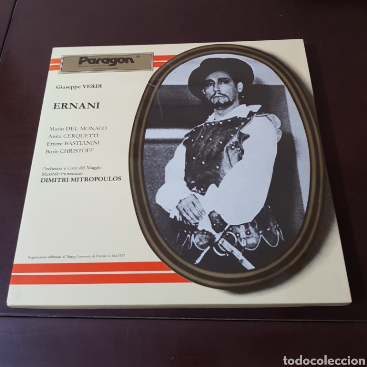 Discos de vinilo: VERDI - ERNANI - DIMITRI MITROPOULOS 3 LP - Foto 3