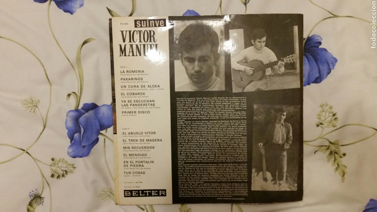 Discos de vinilo: Disco V&iacute;ctor Manuel y su tierra belter - Foto 2