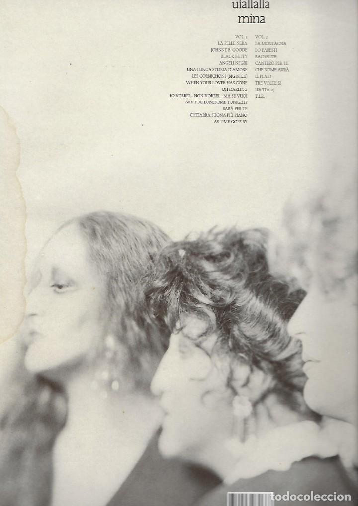 Discos de vinilo: MINA. UIALLALLA. 2 LP&acute;s. MADE IN ITALY - Foto 2