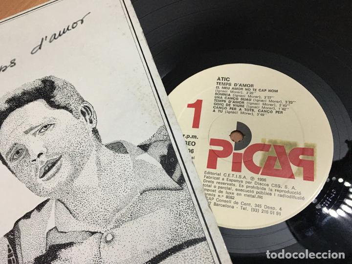 Discos de vinilo: ATIC (TEMPS DAMOR) LP ESPA&Ntilde;A 1986 (B-10) - Foto 2