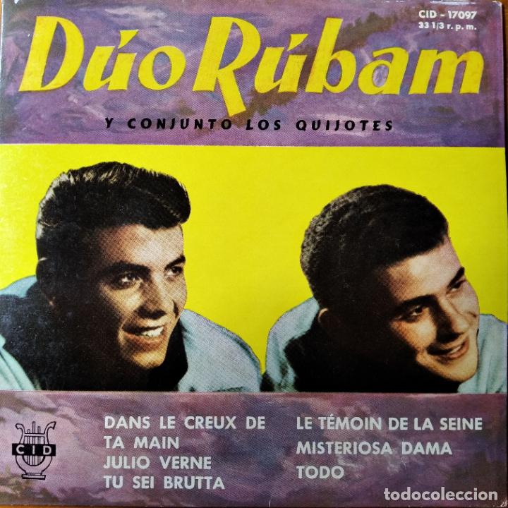 Discos de vinilo: DUO RUBAM Y LOS QUIJOTES- EP 1961- TU SEI BRUTTA/ DANS LE CREUX DE TA MAIN/ JULIO VERNE/ MISTERIOSA - Foto 1 - 193212017