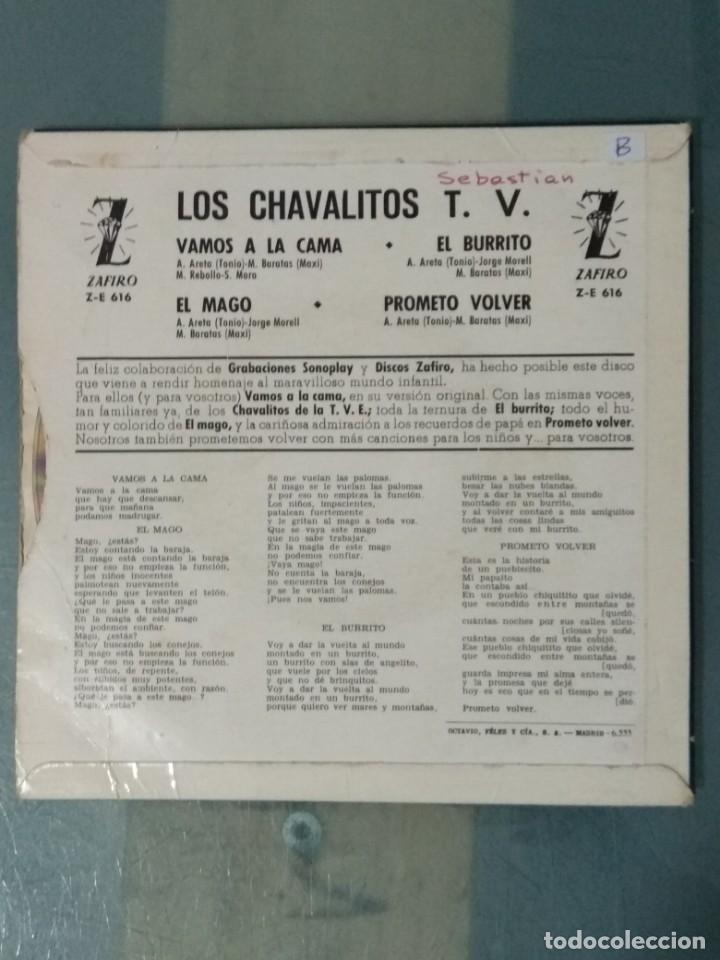 Discos de vinilo: LOS CHAVITOS TV - VAMOS A LA CAMA - Foto 2