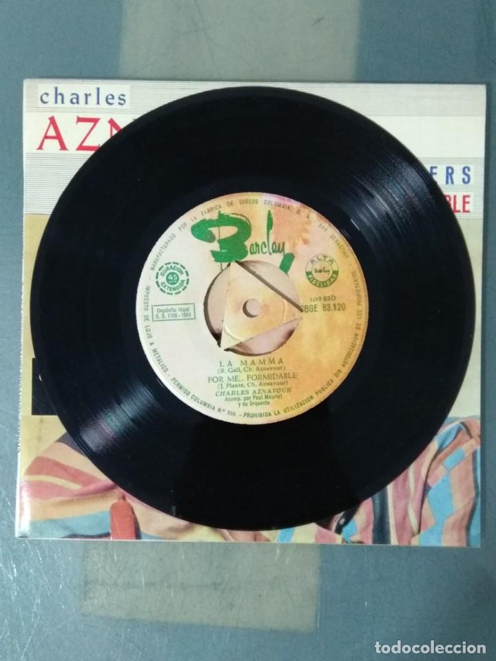 Discos de vinilo: CHARLES AZNAVOUR EP. SYLVIE +3. - Foto 3