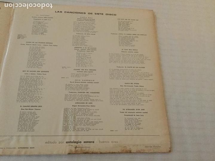 Discos de vinilo: Canta, simplemente / Dina Rot. Argentina RCA, 1969. - Foto 3