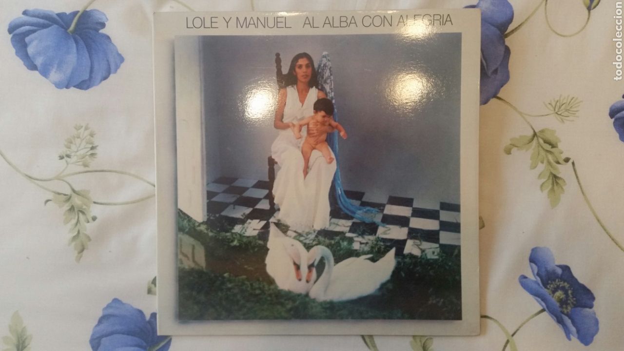 Discos de vinilo: Disco Lole y Manuel /al alba con alegr&iacute;a - Foto 1
