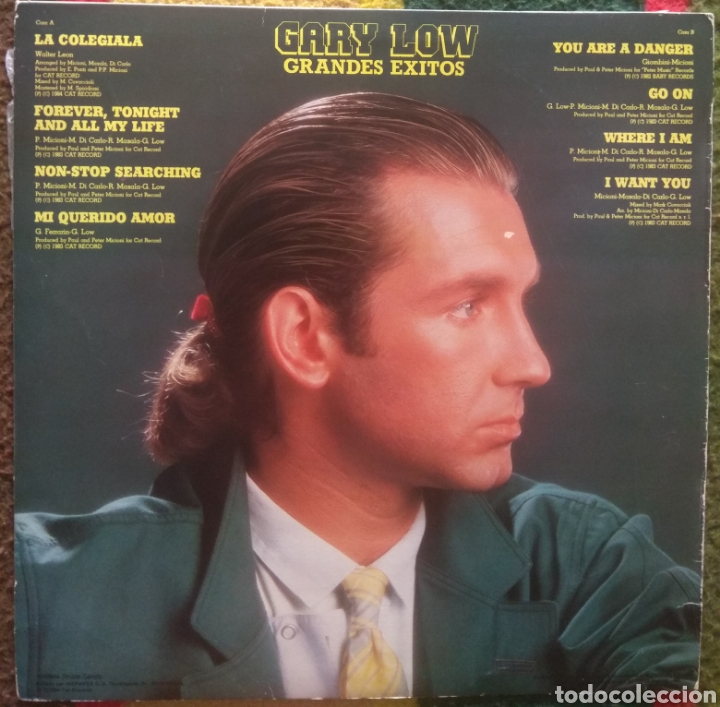 Discos de vinilo: Gary Low&nbsp;&lrm;&ndash;&nbsp;Grandes &Eacute;xitos - Foto 2
